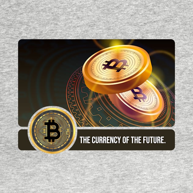 Bitcoin Coins by CryptoTextile